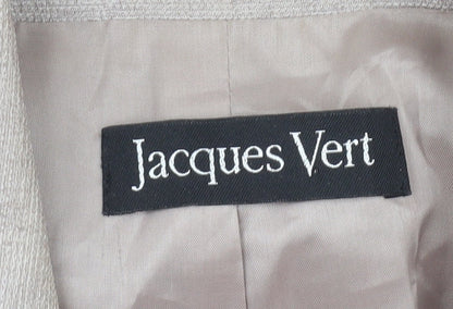 Jacques Vert Women’s Beige Tailored Suit Jacket UK 16