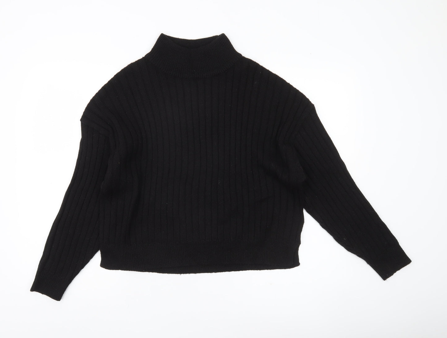 Womens UK Size M Topshop Black Pullover Jumper