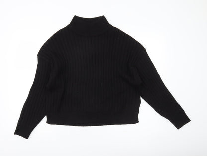Womens UK Size M Topshop Black Pullover Jumper