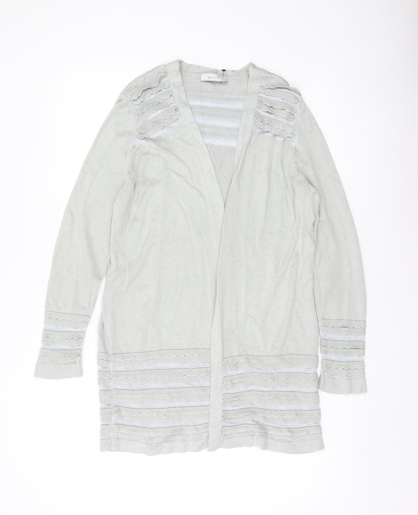 Womens UK Size 14 Marks and Spencer Grey Cardigan Jumper