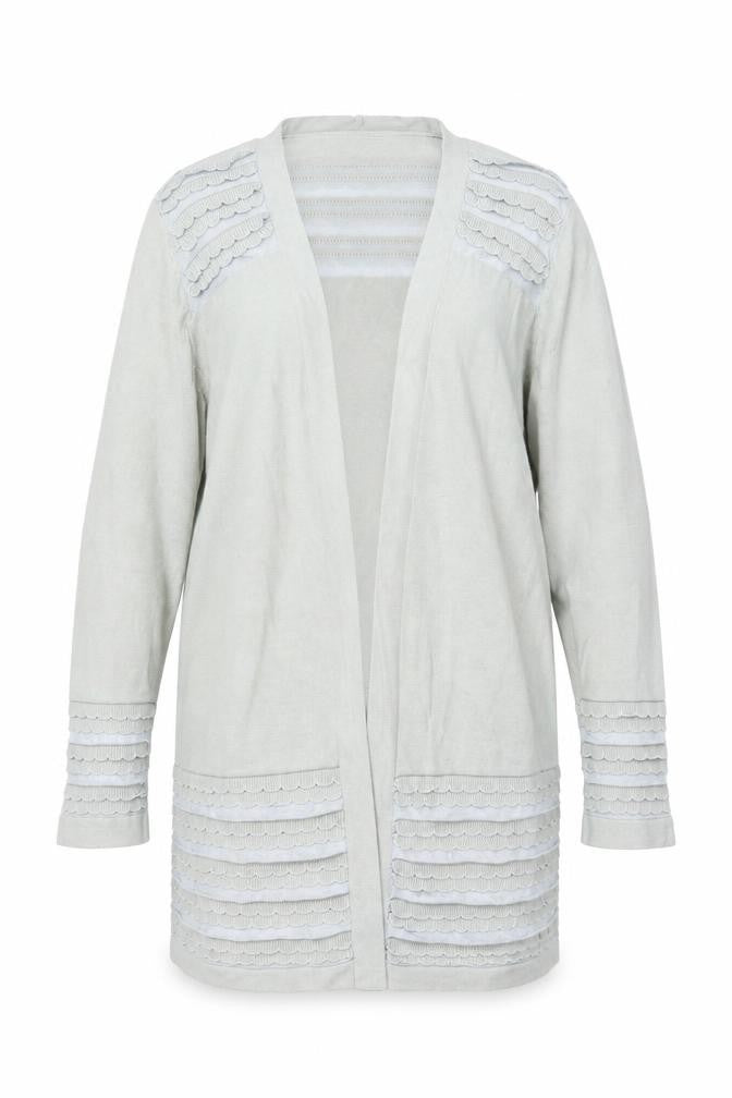 Womens UK Size 14 Marks and Spencer Grey Cardigan Jumper