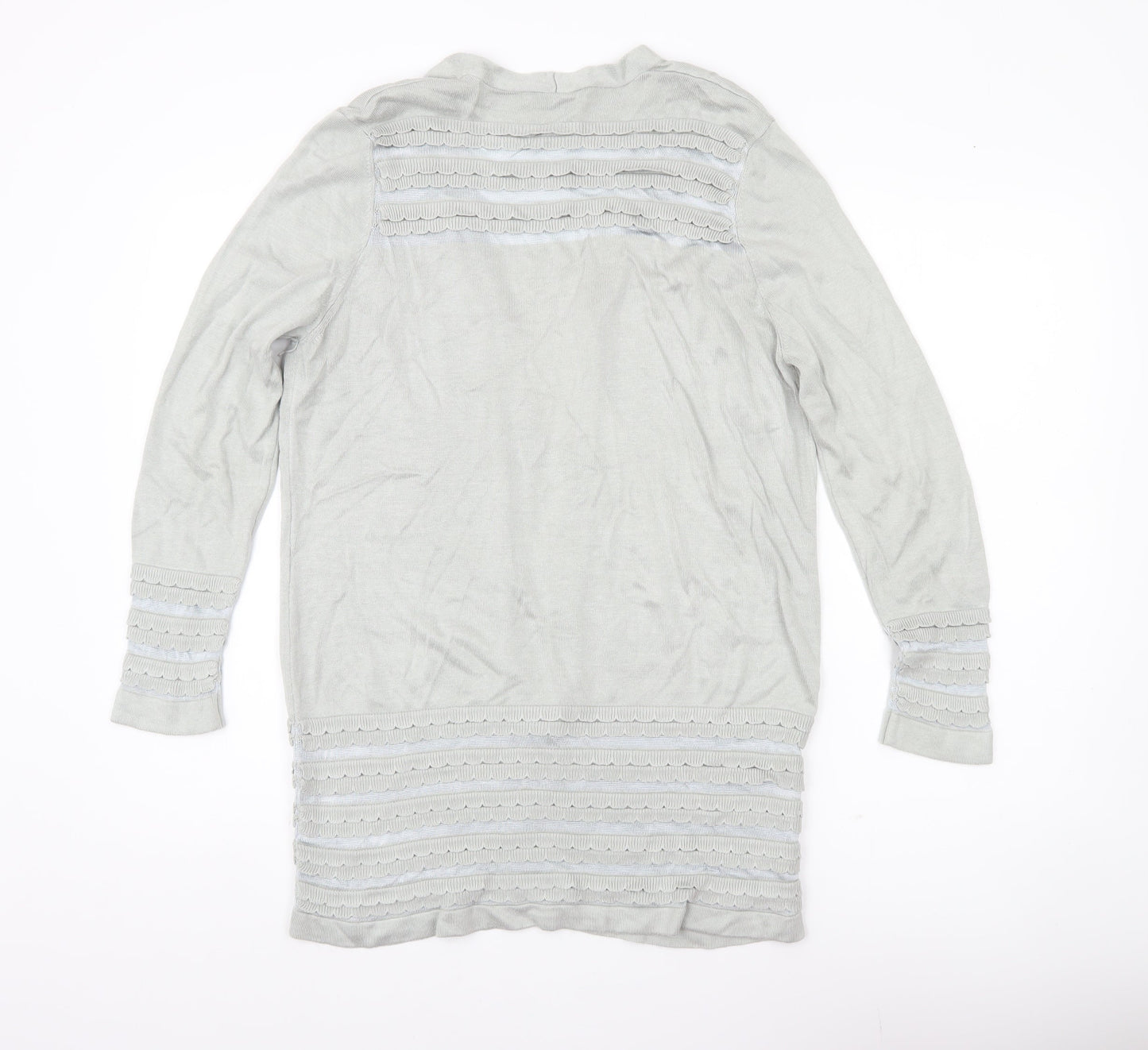 Womens UK Size 14 Marks and Spencer Grey Cardigan Jumper