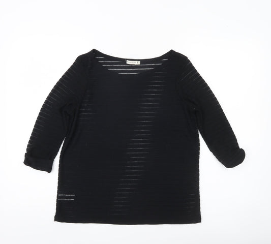 Womens UK Size 8 River Island Black Pullover Jumper