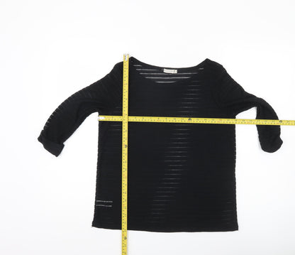 Womens UK Size 8 River Island Black Pullover Jumper