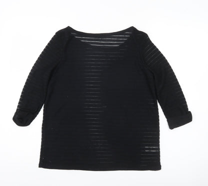 Womens UK Size 8 River Island Black Pullover Jumper