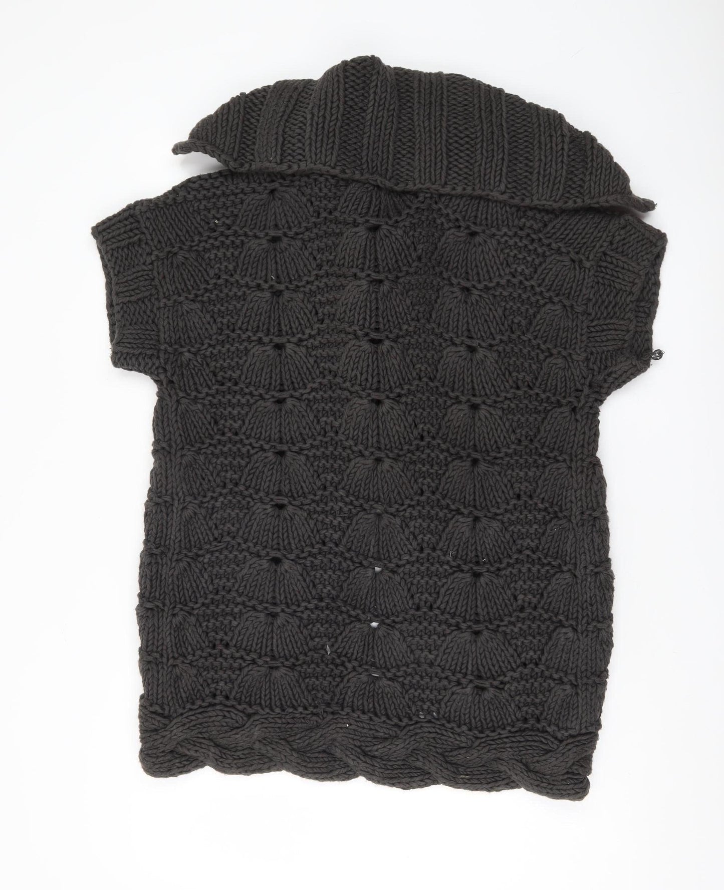 Womens UK Size 12 Ted Baker Black Shrug Jumper