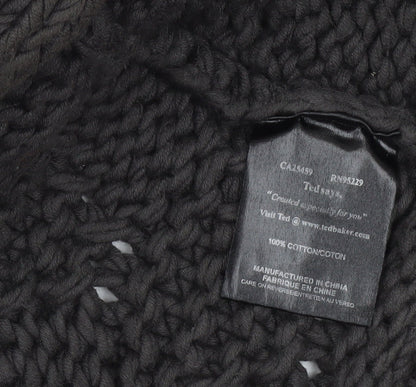 Womens UK Size 12 Ted Baker Black Shrug Jumper