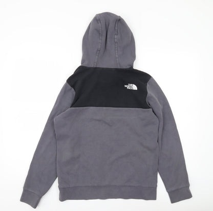 The North Face Boys Grey Black XL Pullover Hoodie Outdoor Casual