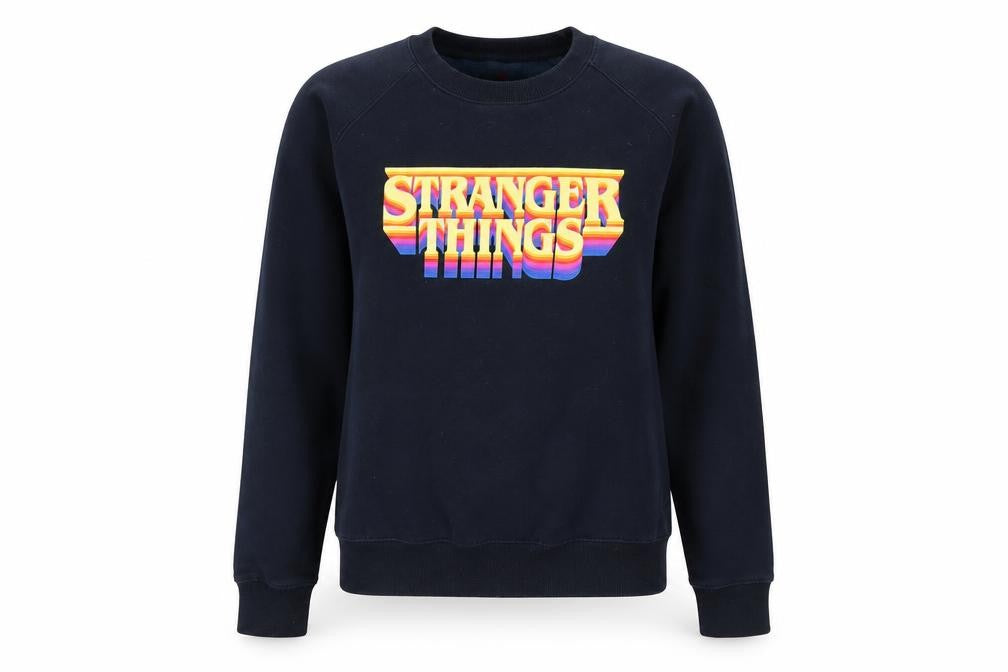 Netflix Stranger Things Womens Black XS Pullover Sweatshirt