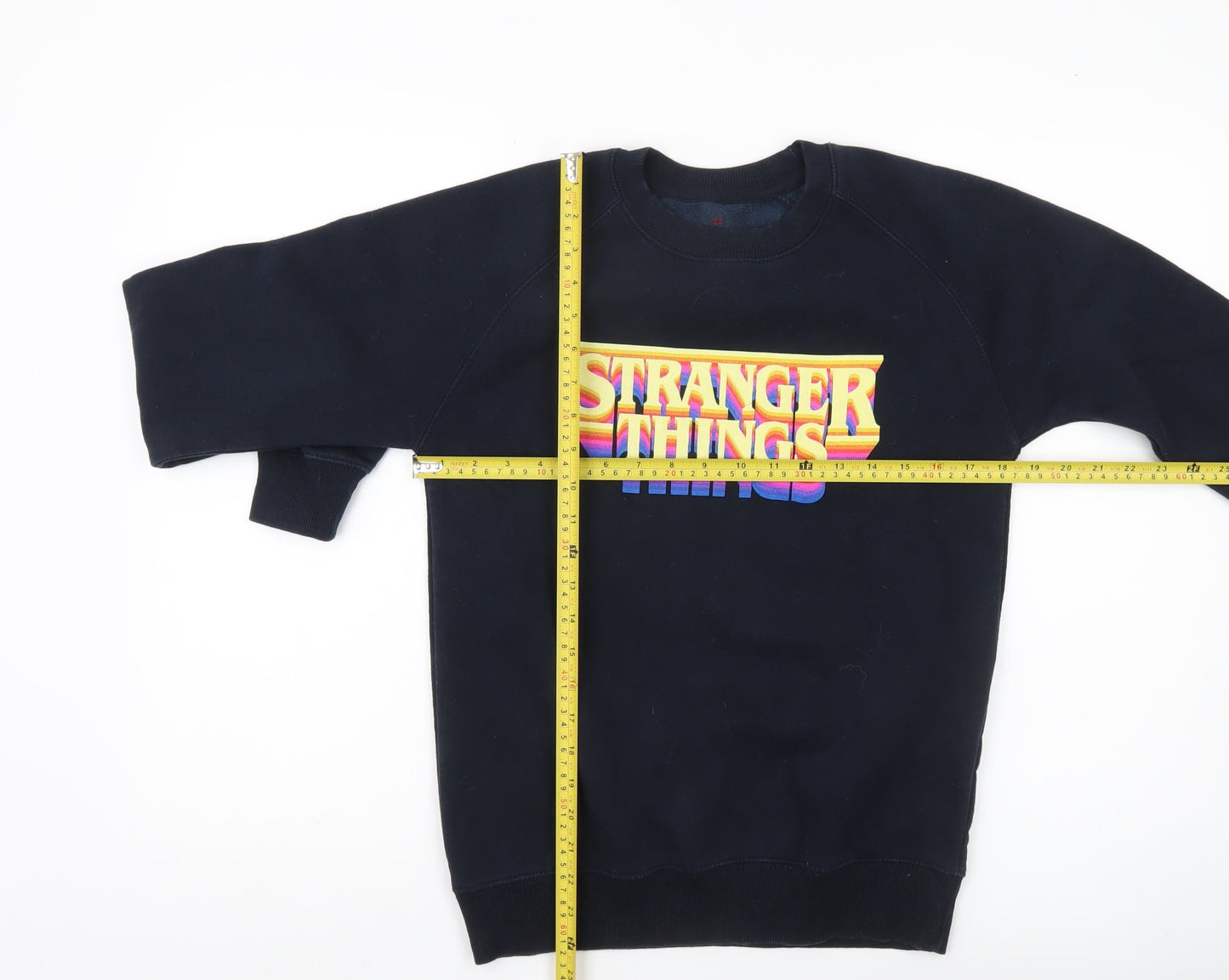 Netflix Stranger Things Womens Black XS Pullover Sweatshirt