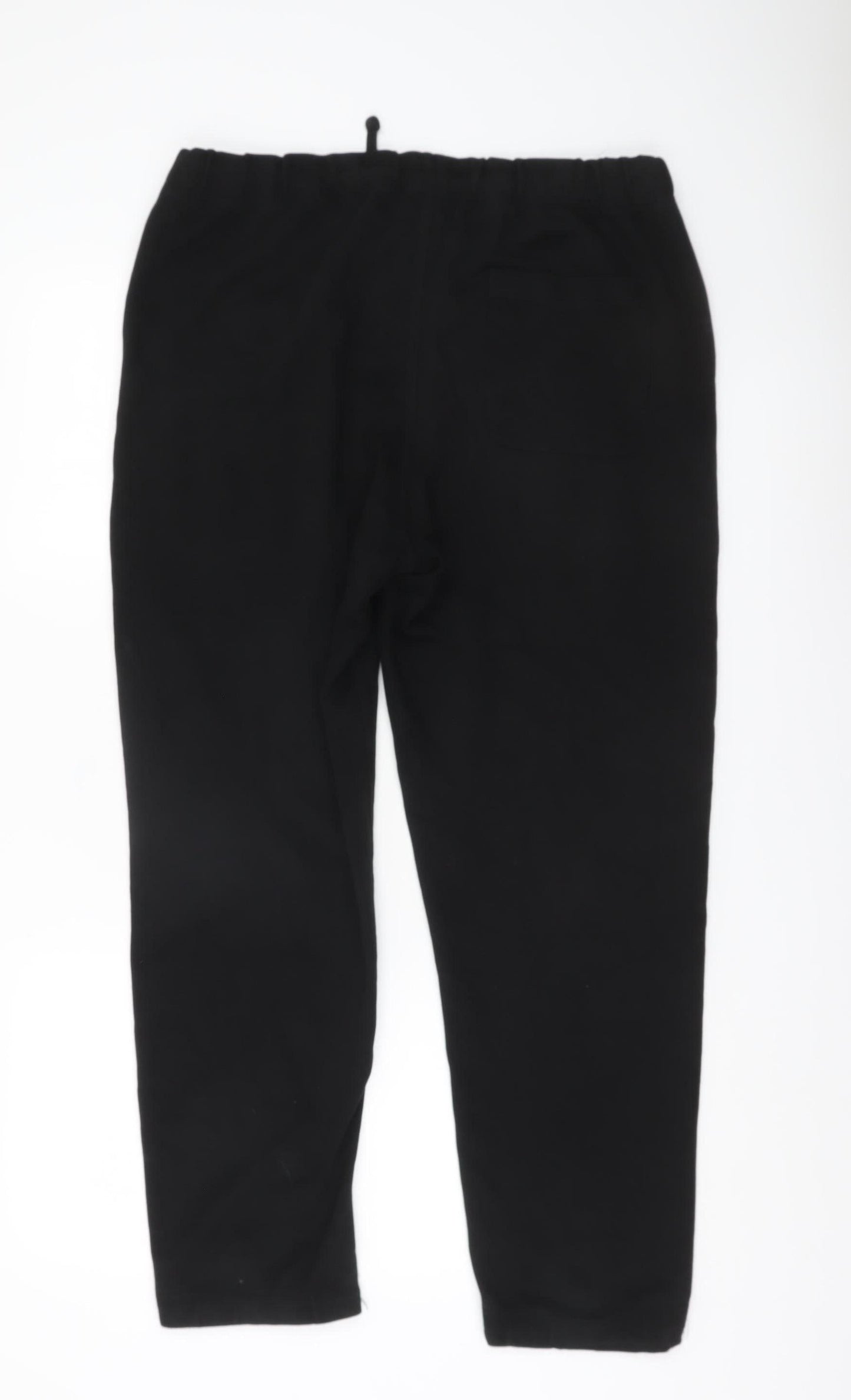 Womens UK Size L H&M Regular Fit CasualTravelWorkwear Black Trousers