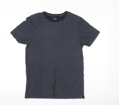 Mens UK Size S Burton Menswear Blue  T-Shirt