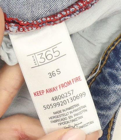 Denim 365 Men’s Blue Straight Leg Jeans Size 36S Regular Fit