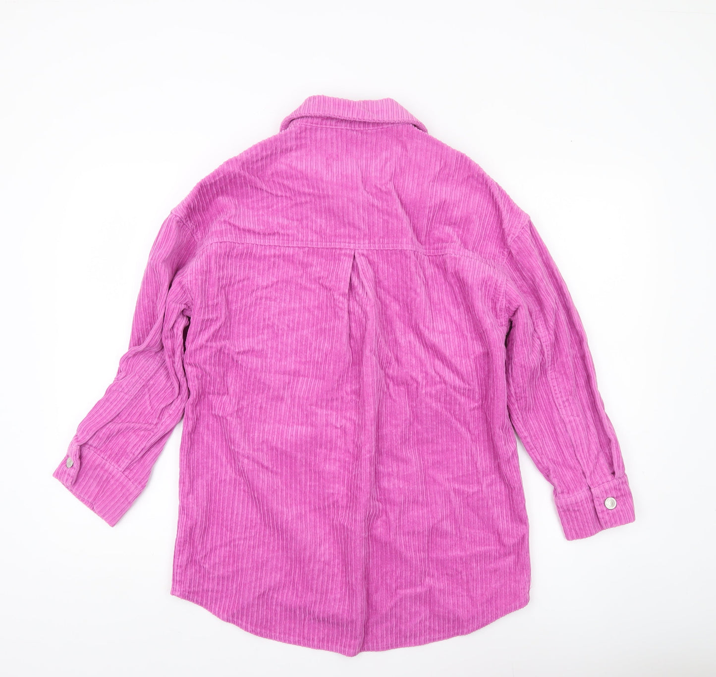 Womens UK Size 2XS Denim Co. Pink Basic Jacket