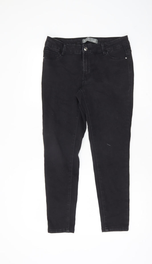 Primark Women Black Size 10 Skinny Stretch Denim Jeans