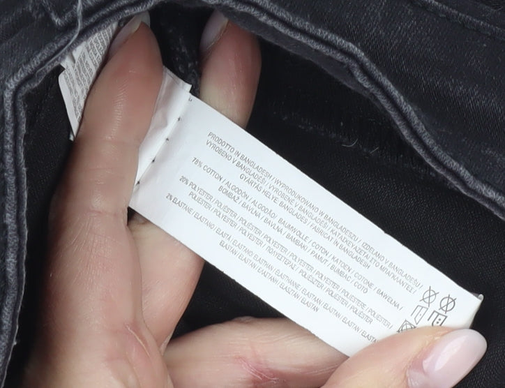 Primark Women Black Size 10 Skinny Stretch Denim Jeans