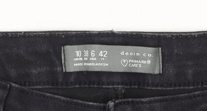 Primark Women Black Size 10 Skinny Stretch Denim Jeans
