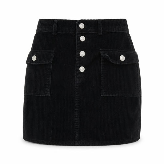 Womens UK Size 4 Primark Straight & Pencil Corduroy Skirt
