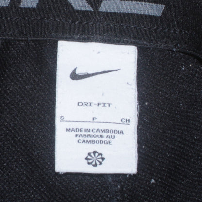 Nike Men Black Small Tapered Sweatpants Dri-Fit Cotton Blend