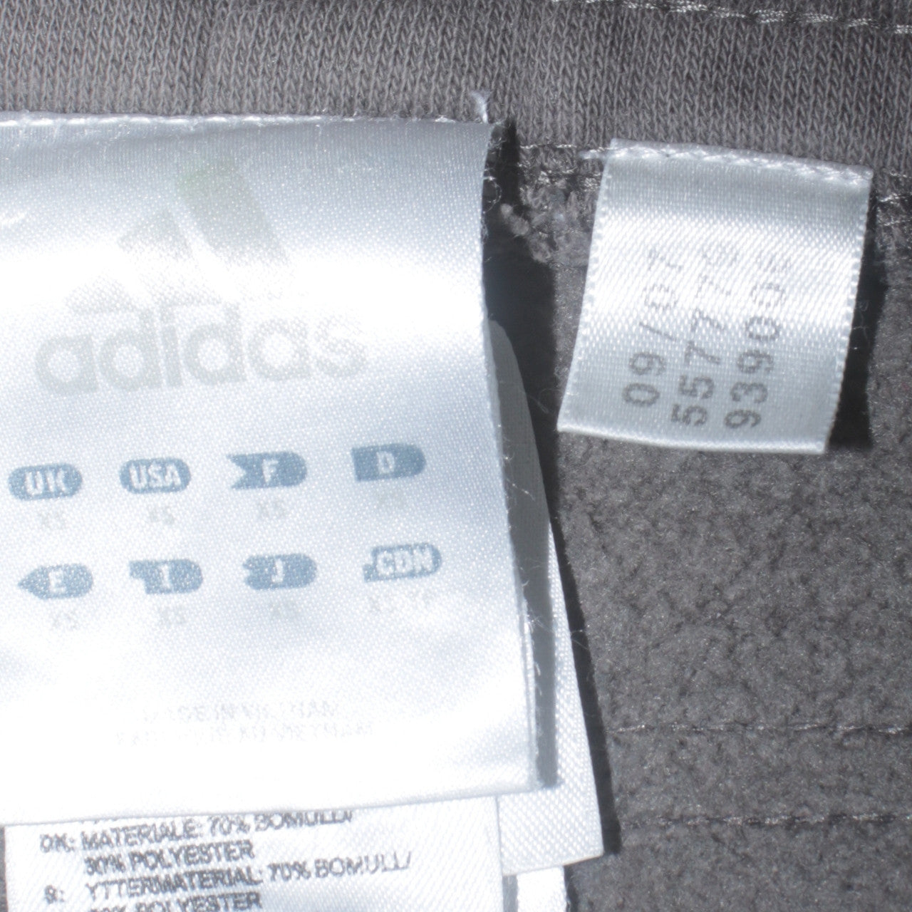 Adidas Men’s Grey Sweatpants L Regular Fit Sportswear