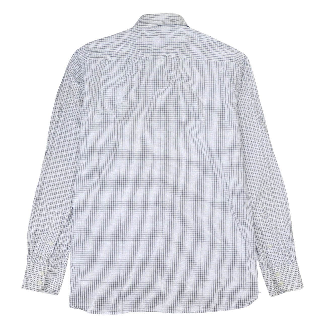 Tommy Hilfiger Men's White Check Long Sleeve Button-Up Shirt L