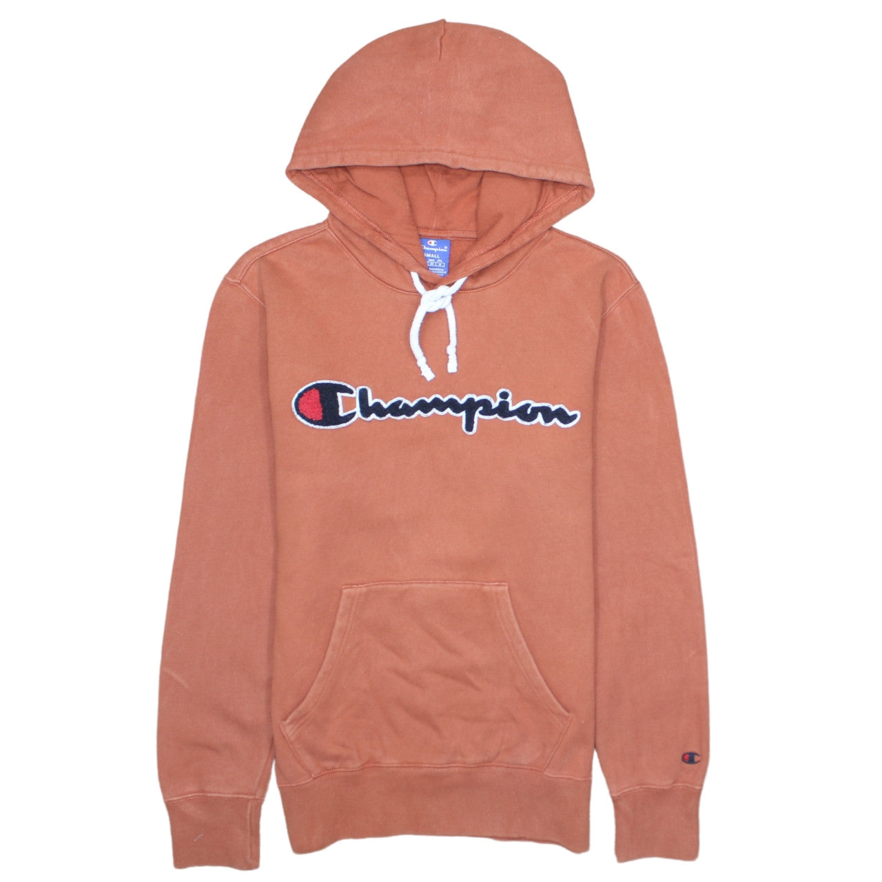 Mens UK Size S Champion Brown Pullover Hoodie