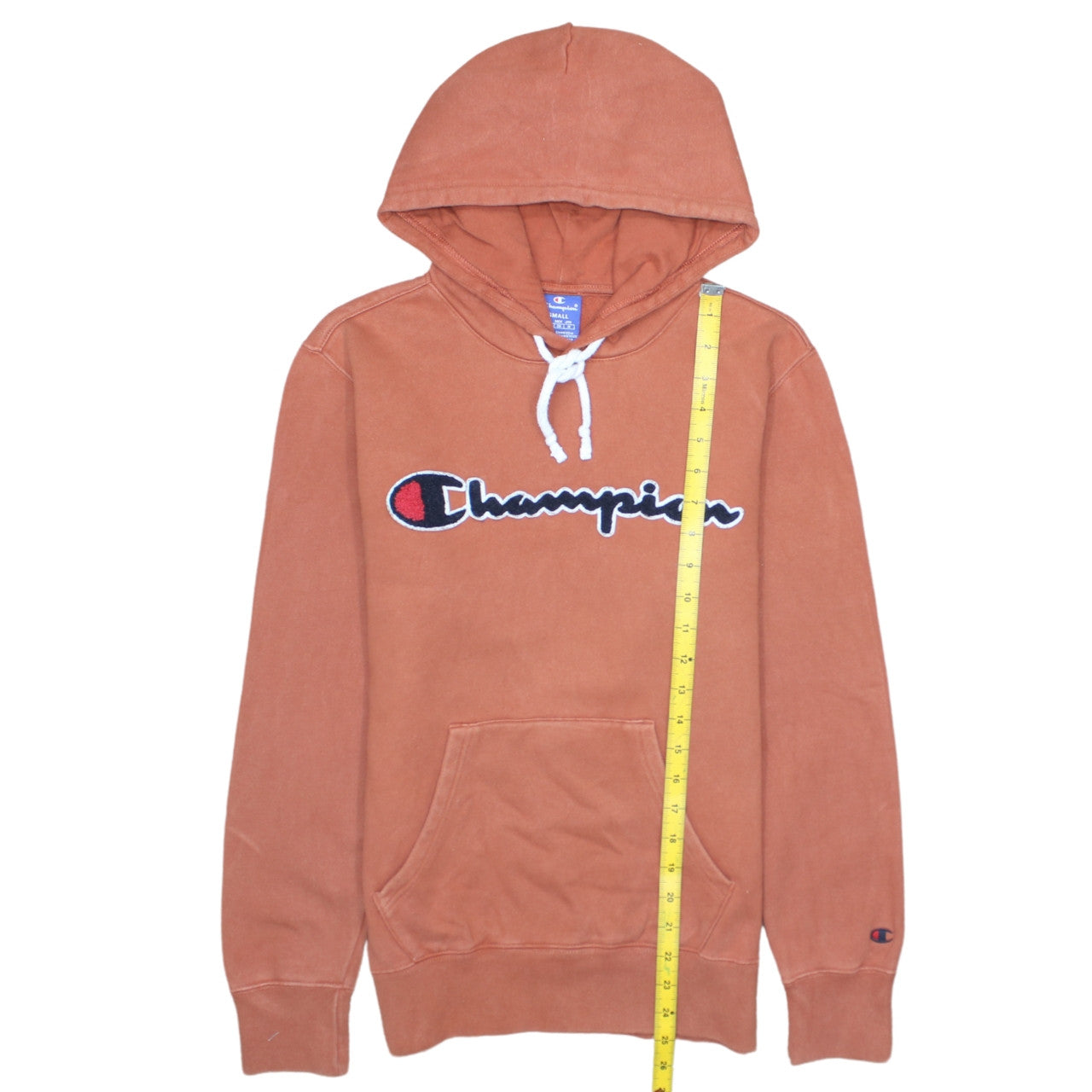 Mens UK Size S Champion Brown Pullover Hoodie