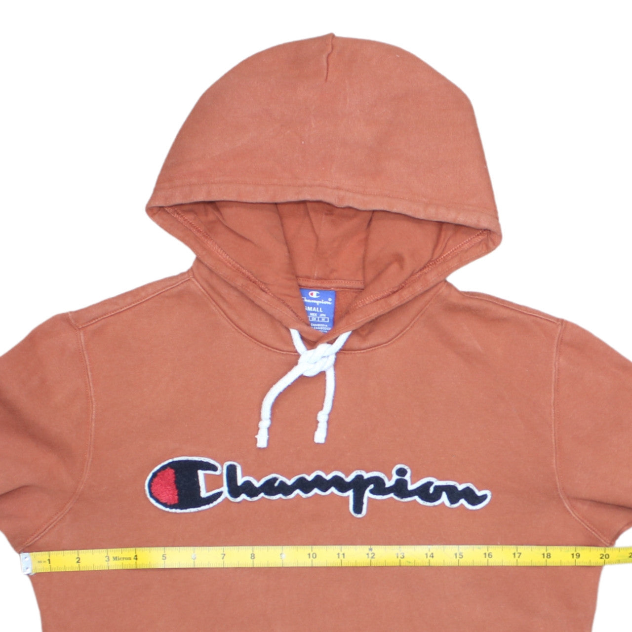 Mens UK Size S Champion Brown Pullover Hoodie