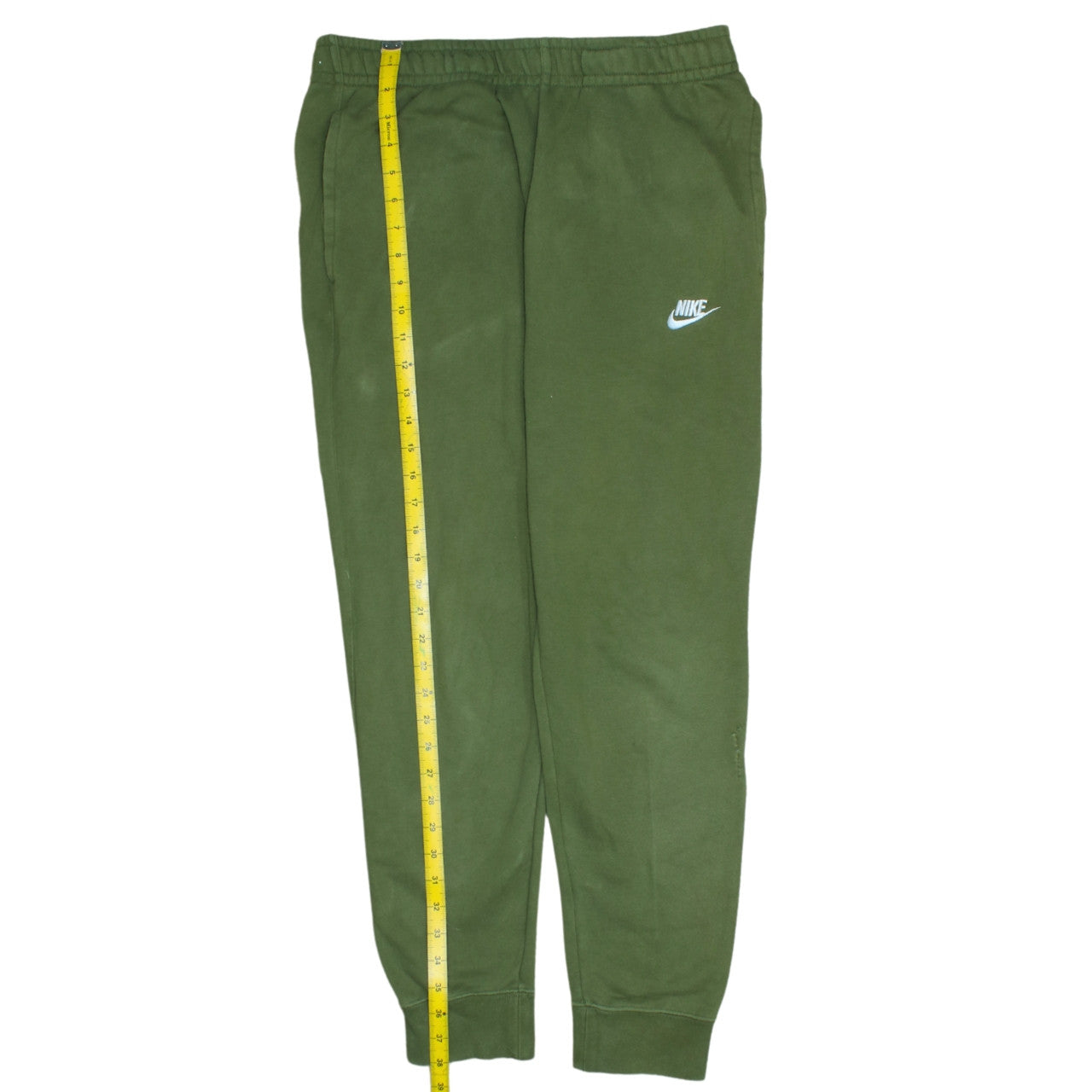 Nike Men's Green Jogger Sweatpants M Fleece Casual Sports