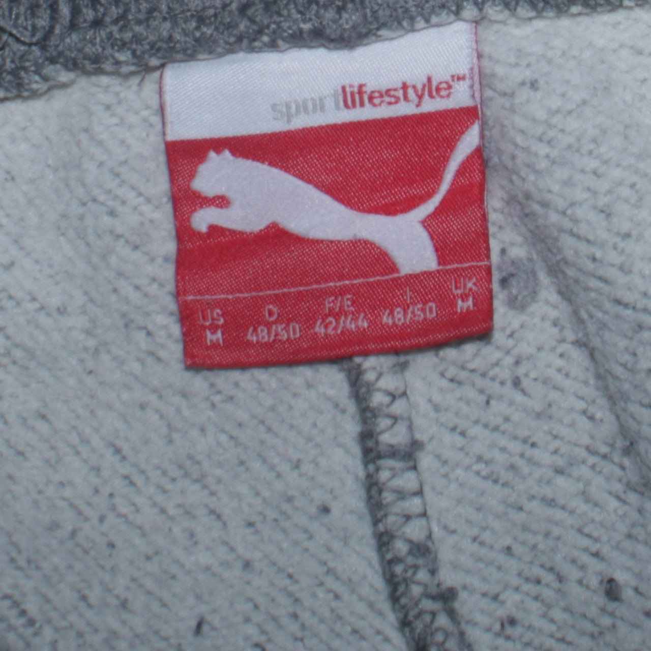 Puma Mens Grey Sweatpants M Regular Fit Joggers Casual Sportswear