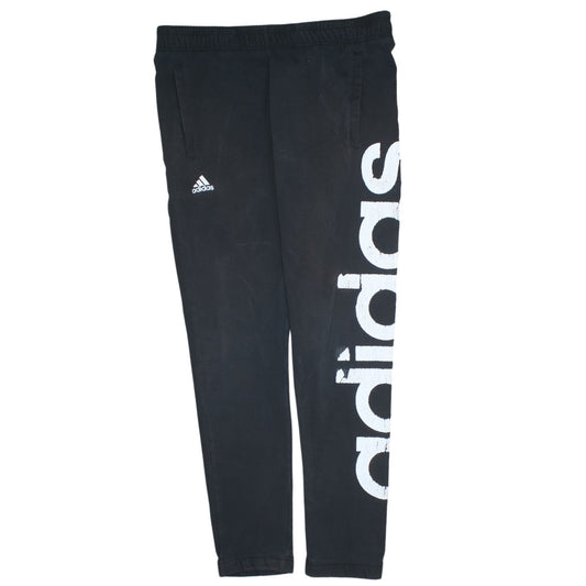 Womens UK Size S adidas Regular Fit Jogger Black Trousers