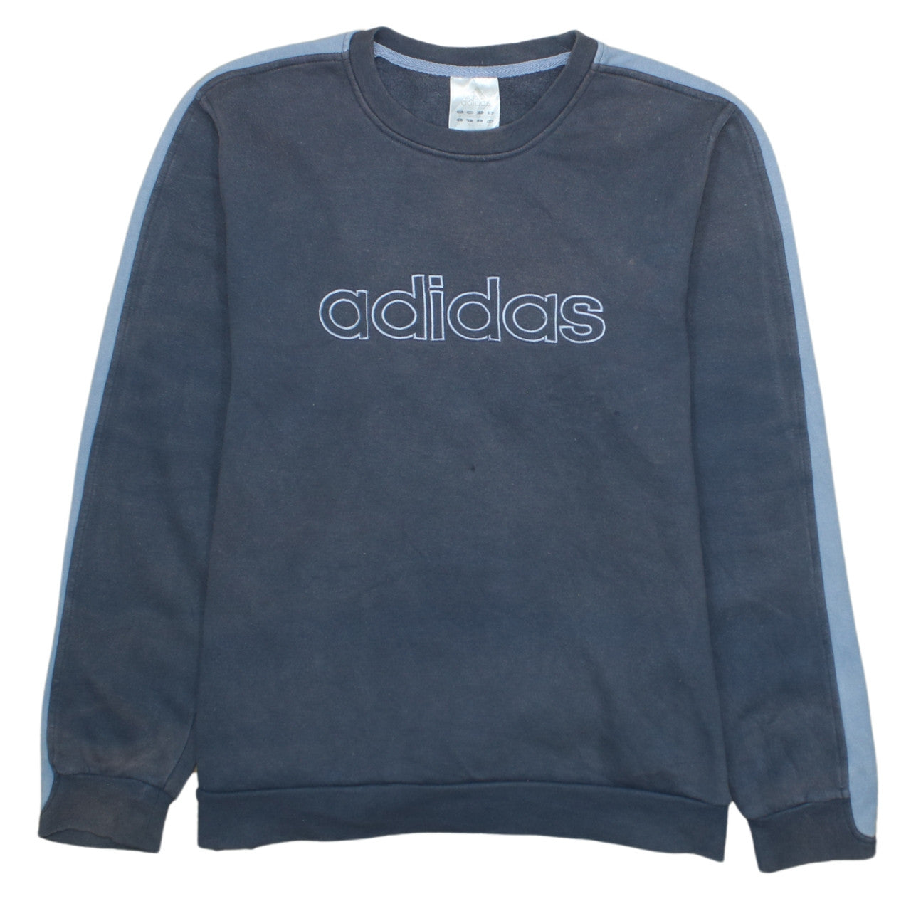 Mens UK Size L adidas Blue Pullover Sweatshirt