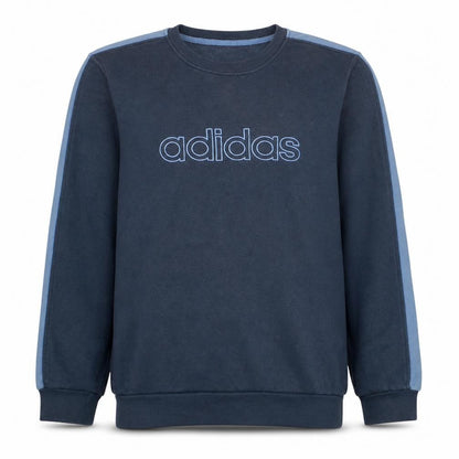 Mens UK Size L adidas Blue Pullover Sweatshirt