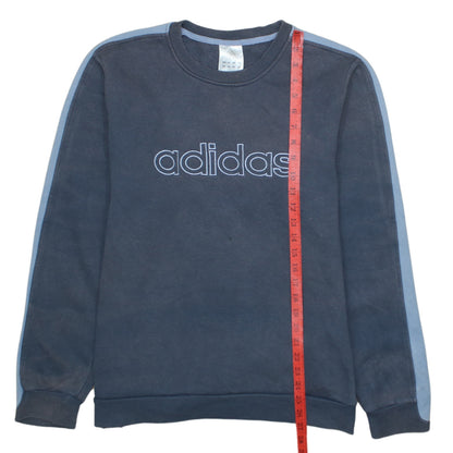 Mens UK Size L adidas Blue Pullover Sweatshirt