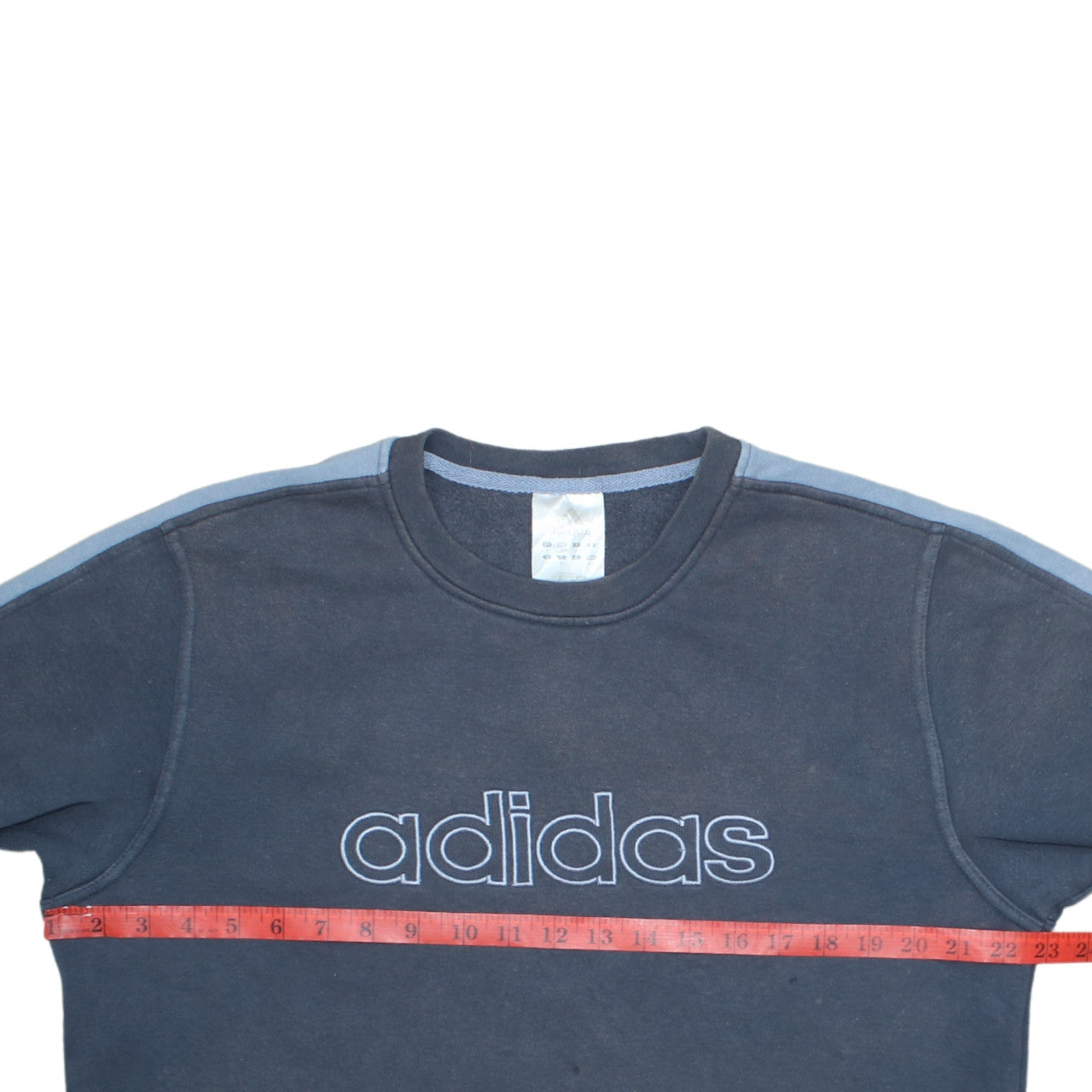 Mens UK Size L adidas Blue Pullover Sweatshirt