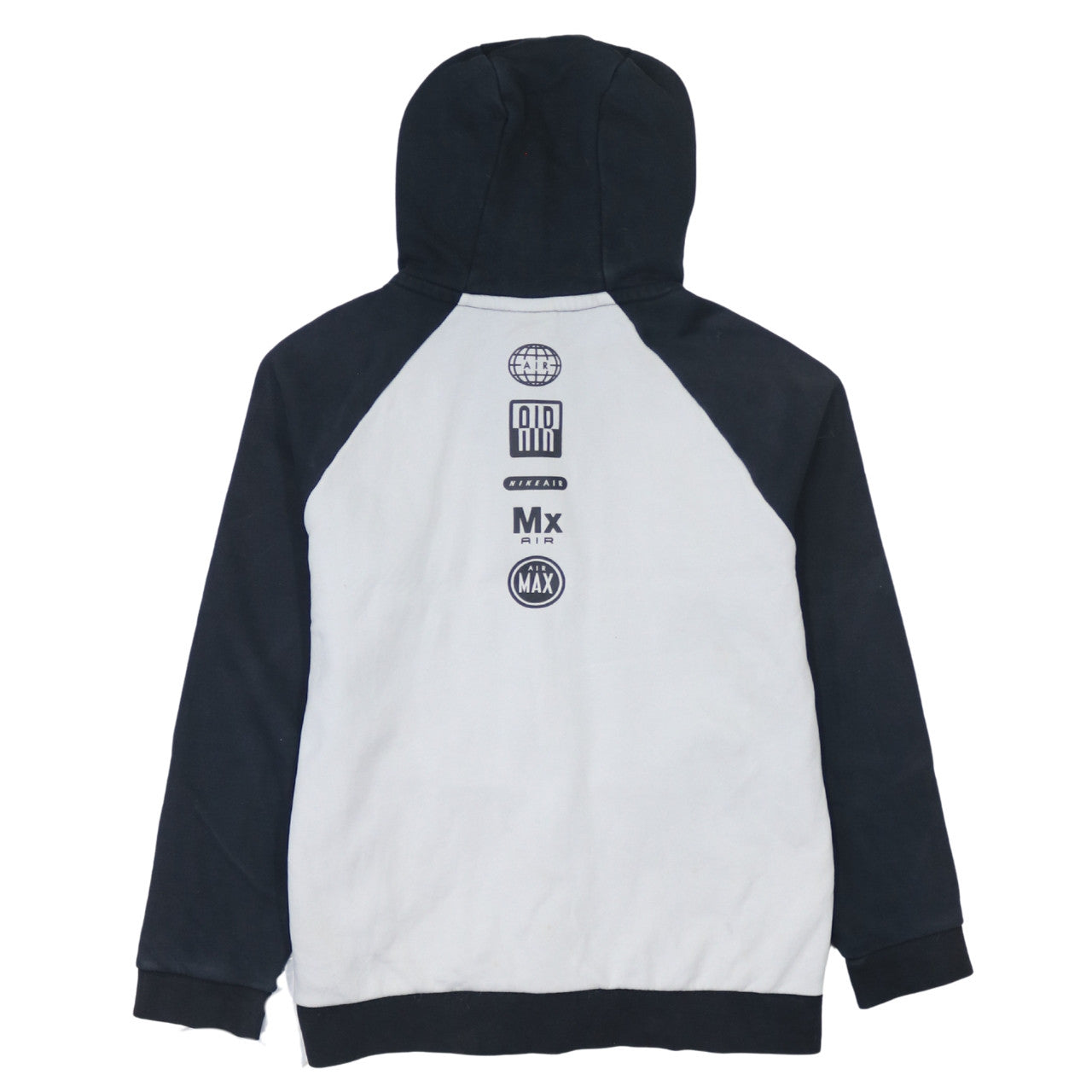 Nike Boys Black Full Zip Hoodie 12-13Y Fleece Lined Sportswear