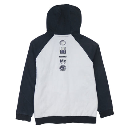 Nike Boys Black Full Zip Hoodie 12-13Y Fleece Lined Sportswear
