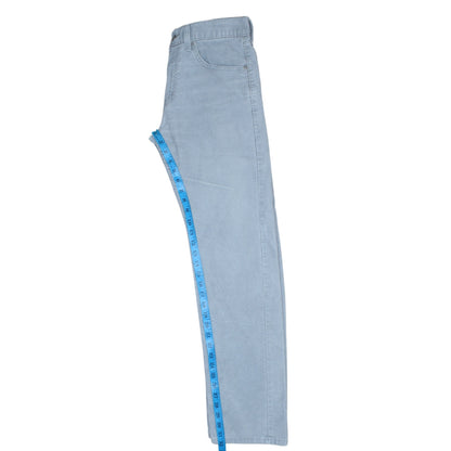 Levi's 505 Men's Blue Straight Leg Cotton Trousers W30 L32