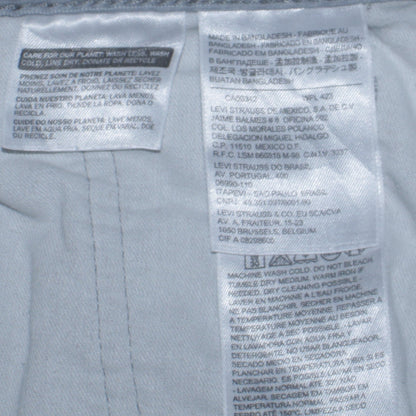 Levi's 505 Men's Blue Straight Leg Cotton Trousers W30 L32