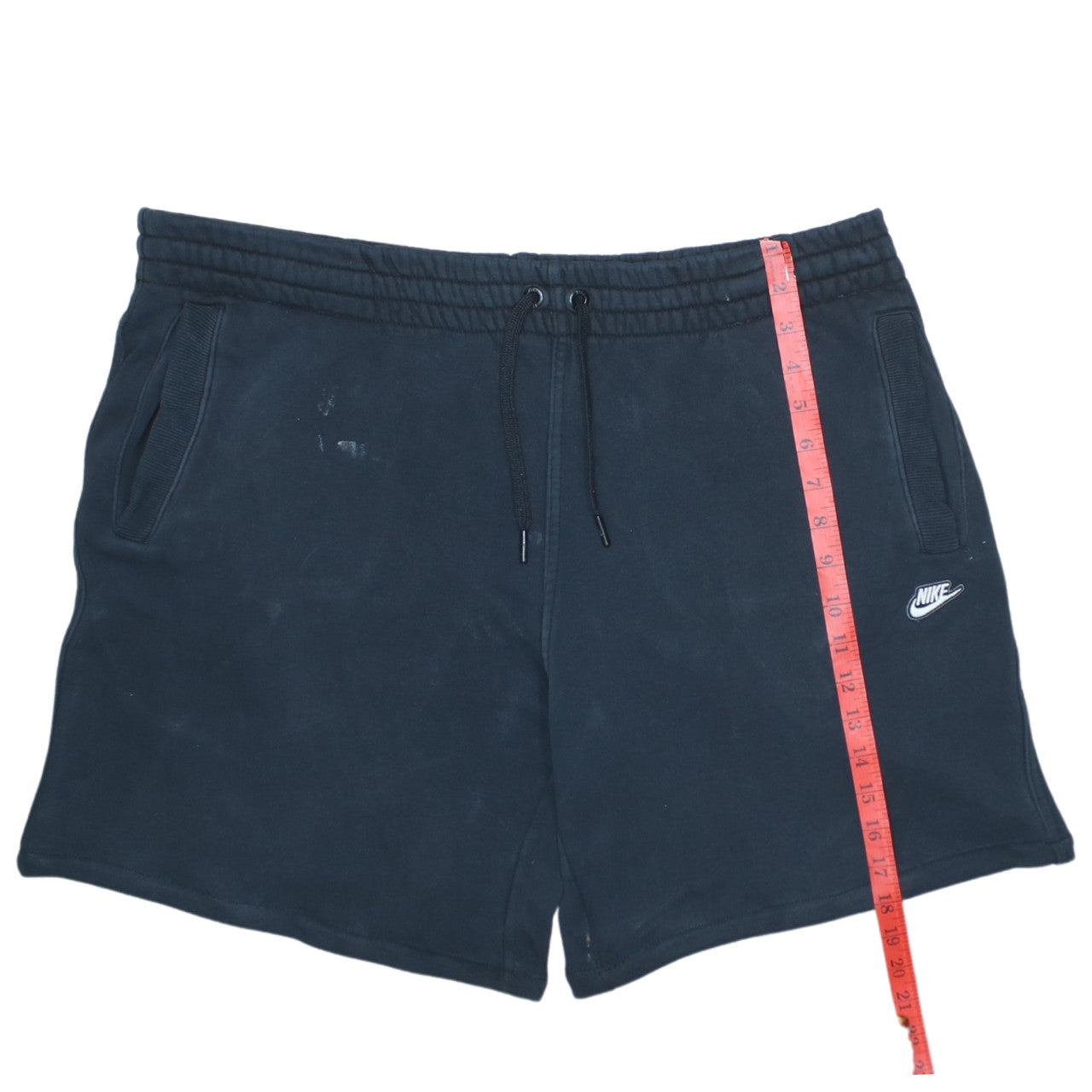 Nike Men’s Black L Sweat Shorts Cotton Blend Activewear