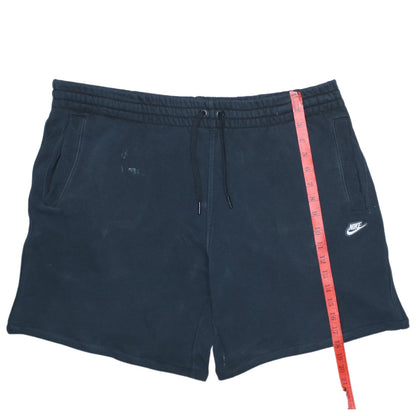 Nike Men’s Black L Sweat Shorts Cotton Blend Activewear