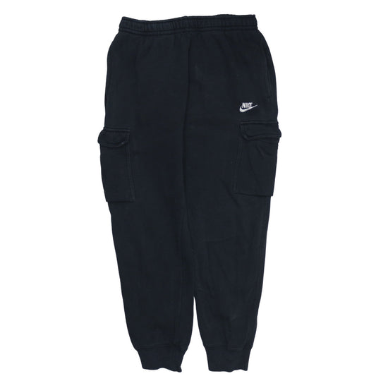 Nike Men's Black Cargo Jogger Trousers M Cotton Blend