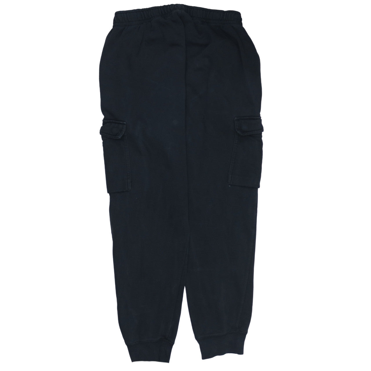 Nike Men's Black Cargo Jogger Trousers M Cotton Blend