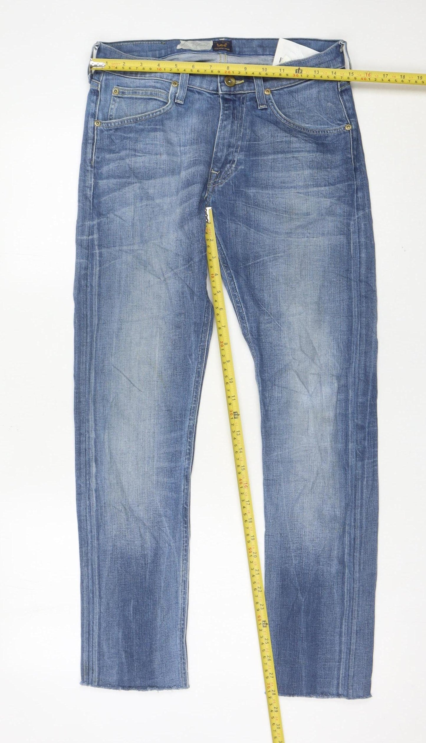 Lee Men's Blue Slim Straight Jeans W29 L32 Luke Denim