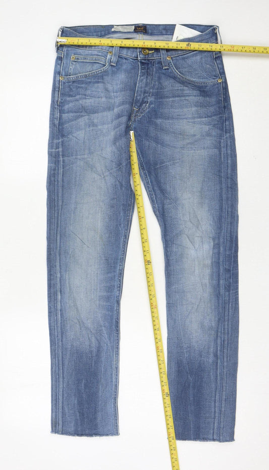 Lee Men's Blue Slim Straight Jeans W29 L32 Luke Denim