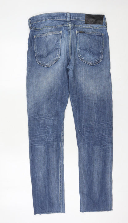 Lee Men's Blue Slim Straight Jeans W29 L32 Luke Denim