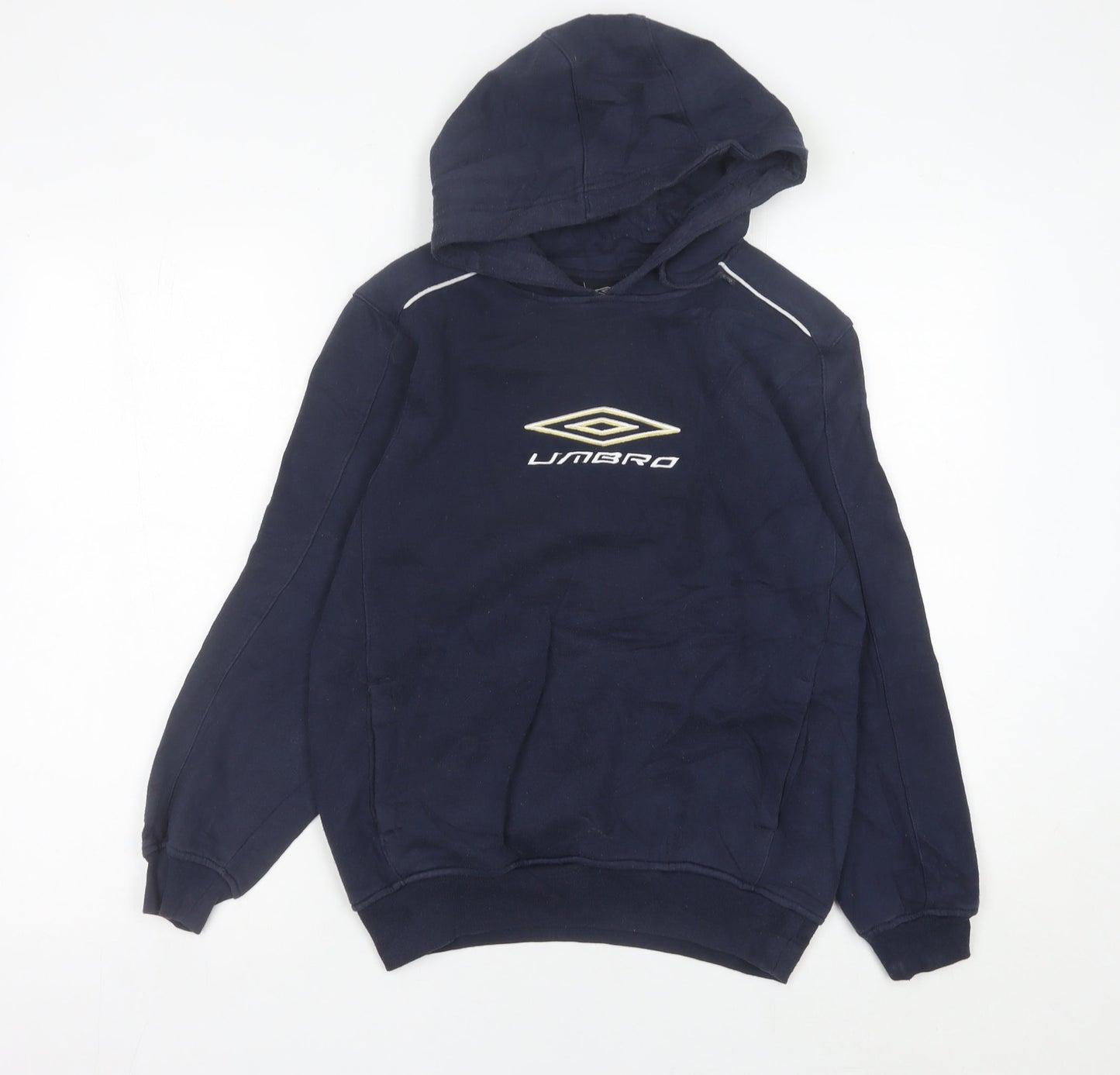 Umbro Boys Blue Pullover Hoodie 12-13 Years Logo Sportswear