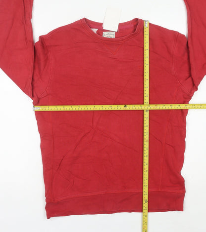 Mens UK Size M Lee Cooper Red Pullover Sweatshirt
