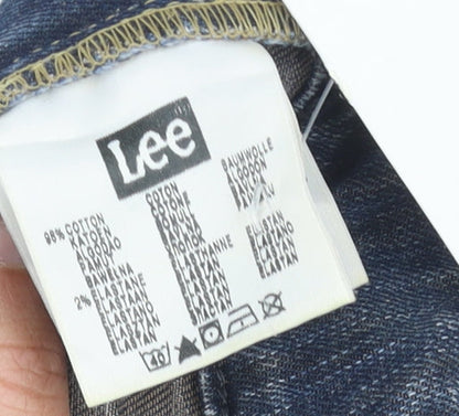 Lee Women Blue Straight Fit Jeans W31 L31 Denim Classic