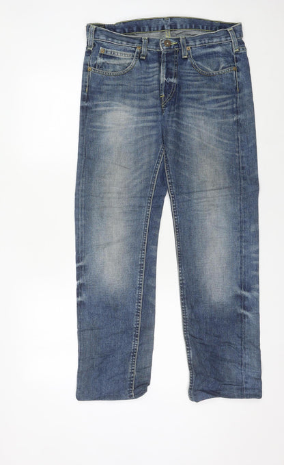 Lee Mens Blue Straight Leg Daren Jeans W30 L32 Regular Fit
